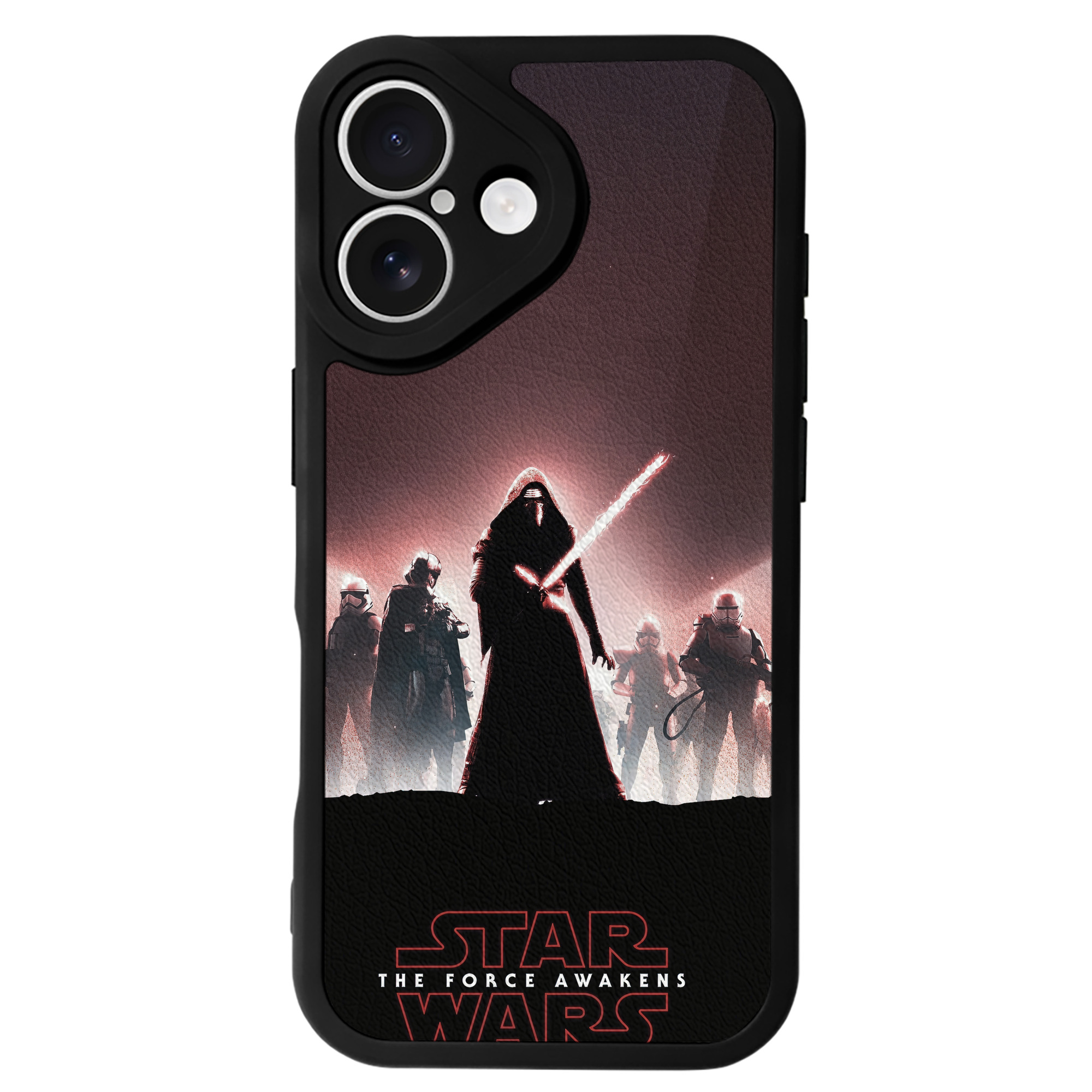 （画像用） スター・ウォーズ Star Wars 【iPhone 16シリーズ対応】シリコンスマホケース（レザー調） 材質：シリコン